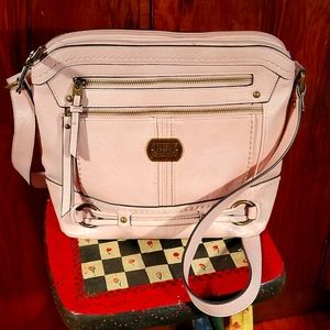 B.O.C. BORN CONCEPT Lt Pink cross body/satchel purse